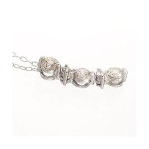 ダイヤモンドネックレス ロング ペンダント ダイヤモンド 0.3ct プラチナ900 pt900 レディース ジュエリー アクセサリーの画像