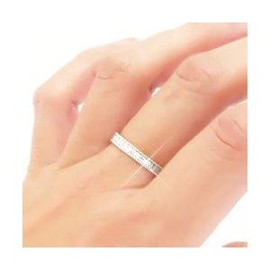 指輪 ダイヤモンド 0.3ct プラチナ900 pt900 エタニティリング アンティーク ミルレディース アクセサリーの画像