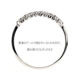 指輪 ハーフエタニティリング ダイヤモンド リング プラチナ900 pt900 