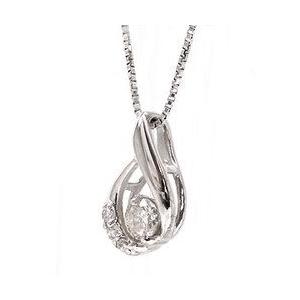 ツユ 雫 しずく 涙 ティアドロップ ダイヤモンド ダイヤ 0.12ct ネックレス ペンダント k18ゴールド 18金 レディースの画像