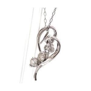 トリロジー ダイヤモンド ネックレス ペンダント ダイヤ 0.3ct スリーストーン 3石 k18ゴールド 18金 レディースの画像