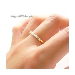 指輪 エタニティリング ダイヤモンド リング ダイヤ 0.4ct バケット 