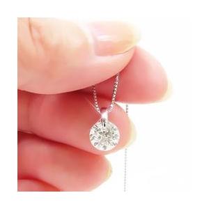 ソリティア 大粒 ダイヤ ペンダント 一粒ダイヤモンド ネックレス 1ct 