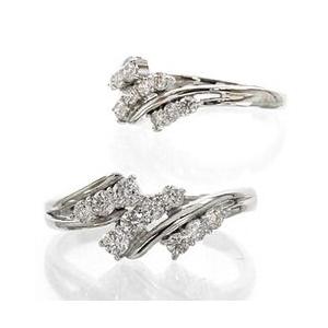 指輪 ダイヤモンド リング プラチナ900 pt900 0.3ct テンダイヤモンド レディース ジュエリー アクセサリーの画像