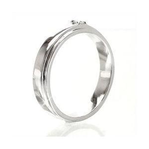 指輪 ダイヤモンド リング ダイヤ 0.05ct 無垢 リング k18ゴールド リング 18金 レディース ジュエリー アクセサリーの画像