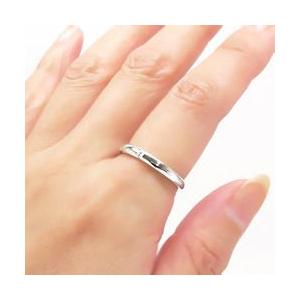 指輪 ダイヤモンド リング 甲丸 3ｍｍ幅 ダイヤモンド 0.03ct 無垢 結婚メンズ k18ゴールド レディースの画像