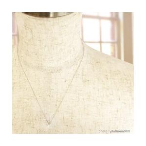 ハート爪 一粒ダイヤモンド ネックレス ペンダント ソリティア 0.2ct プラチナ900 pt900 レディース アクセサリーの画像