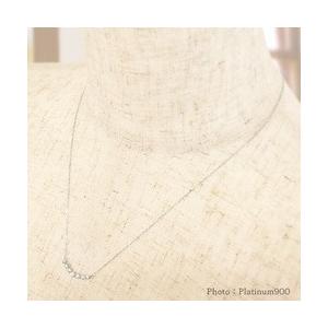 レディース ジュエリー アクセサリー ネックレス ペンダント ラインネックレス ダイヤモンド ダイヤ 0.2ct プラチナ900 pt900の画像