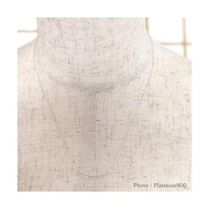 レディース ジュエリー アクセサリー ネックレス ペンダント ラインネックレス ダイヤモンド ダイヤ 0.1ct プラチナ900 pt900の画像