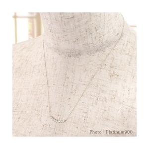 レディース ジュエリー アクセサリー ネックレス ペンダント ラインネックレス ダイヤモンド ダイヤ 0.3ct プラチナ900 pt900の画像