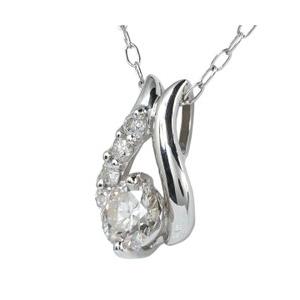 pt900 ネックレス ダイヤモンド 0.2ct プラチナ900 ペンダント レディース ジュエリー アクセサリーの画像