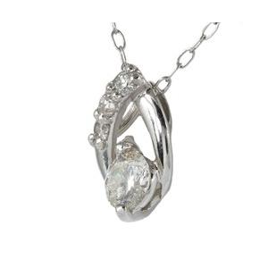 pt900 ネックレス ダイヤモンド 0.2ct プラチナ900 ペンダント レディース ジュエリー アクセサリーの画像