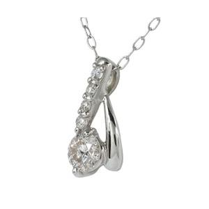 pt900 ネックレス ダイヤモンド 0.2ct プラチナ900 ペンダント レディース ジュエリー アクセサリーの画像