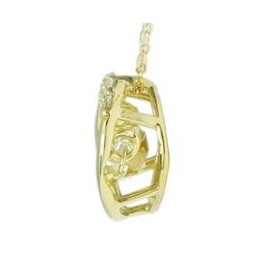 ダンシングストーン ダイヤモンド ネックレス ペンダント ダイヤ 0.2ct 18金 ゴールド レディース アクセサリーの画像