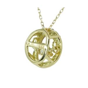 ダンシングストーン ダイヤモンド ネックレス ペンダント ダイヤ 0.2ct 18金 ゴールド レディース アクセサリーの画像