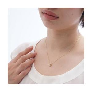 ダンシングストーン 一粒ダイヤモンド ネックレス ペンダント ダイヤ 0.2ct 18金 ゴールド レディース アクセサリーの画像