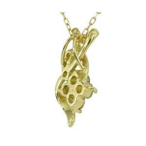 ダイヤモンド ネックレス 18k k18ゴールド k18wg k18yg k18pg 0.3ct フラワー 花 セブンスター ペンダント プレゼン レディースの画像