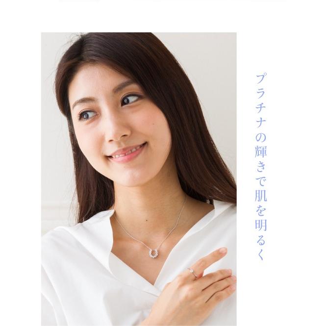 完動品 ダイヤモンド ネックレス 馬蹄 プラチナ ホースシュー ペンダント 1ct pt900 お守り レディース アクセサリー 【L3108744240】(109296円)