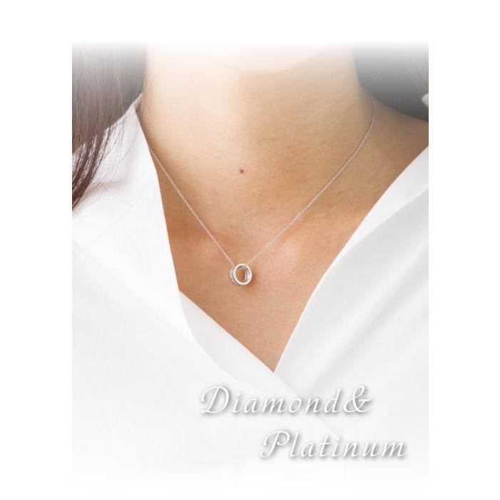 リングペンダント リングチャーム ダイヤモンド ネックレス 0.33ct フルエタニティ レディース ジュエリー アクセサリーの画像