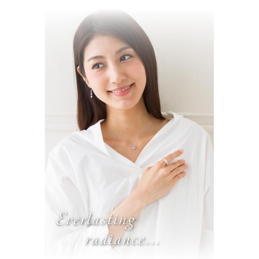 馬蹄 プラチナ ダイヤ 0.4ct ネックレス ホースシュー 3way ペンダント pt900 アミュレット レディース アクセサリーの画像