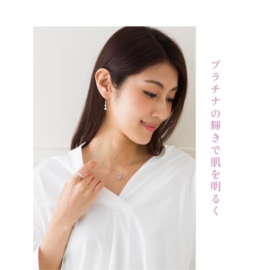 馬蹄 プラチナ ダイヤ 0.4ct ネックレス ホースシュー 3way ペンダント pt900 アミュレット レディース アクセサリーの画像