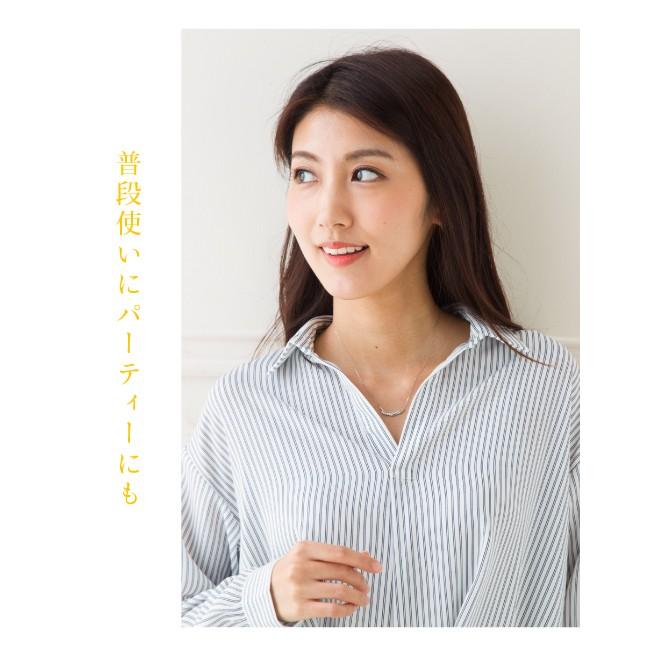 pt900 ダイヤモンド ラインネックレス ダイヤ 0.3ct プラチナ900 ペンダント レディース ジュエリー アクセサリーの画像