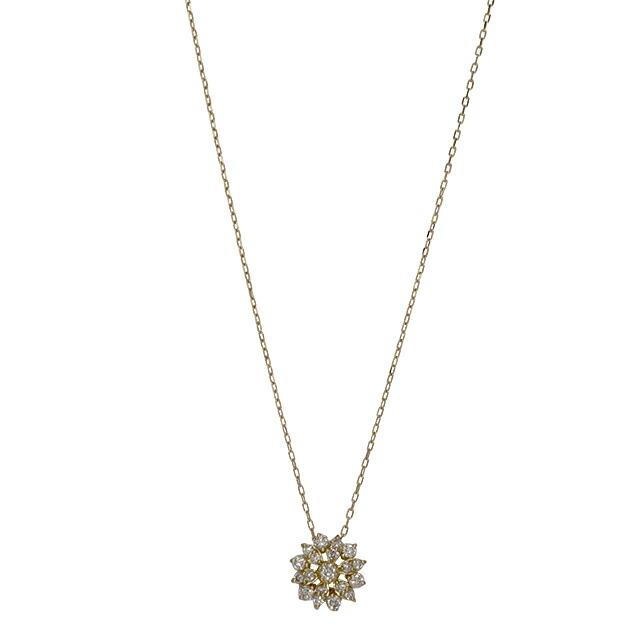 ダイヤモンド ネックレス K18 ダイヤ 0.30ct ペンダント 18金の画像