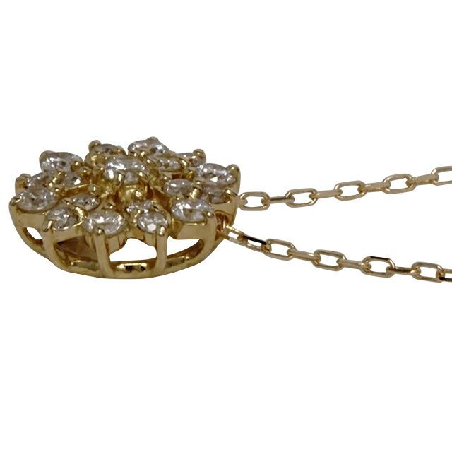 ダイヤモンド ネックレス K18 ダイヤ 0.30ct ペンダント 18金の画像