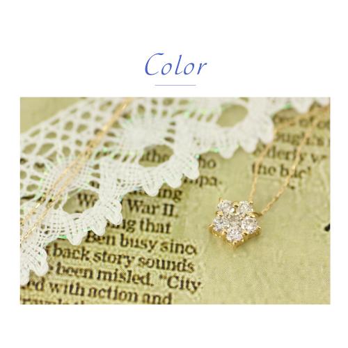 ダイヤモンド ネックレス K18 ダイヤ 0.5ct ペンダント 18金 イエローゴールド ピンクゴールド ホワイトゴールド レディースの画像