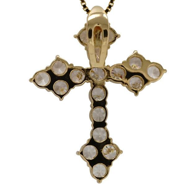 2ct ダイヤモンド クロス ネックレス 18金 : ジュエリー工房エターナル 