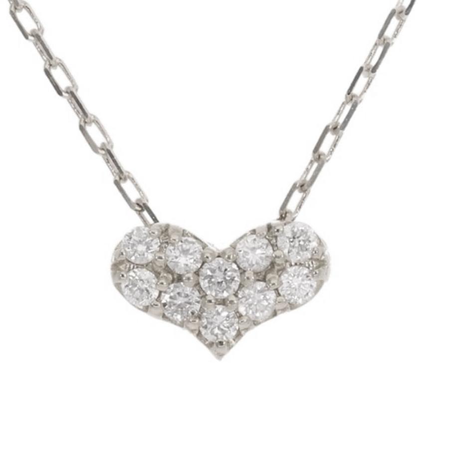 0.10ct ハート ダイヤモンド ネックレス pt900 : ジュエリー工房