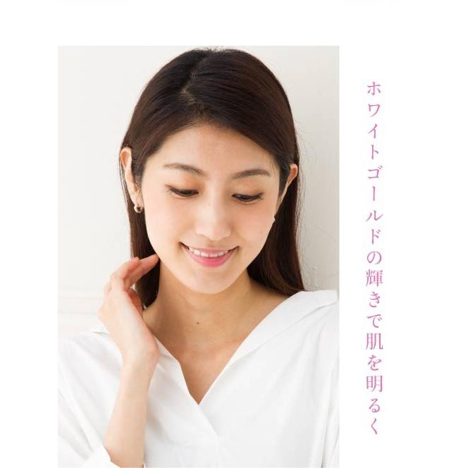 ピアス フープピアス 中折れピアス ダイヤモンド 0.04ct 18k 18金 レディース ジュエリー アクセサリーの画像