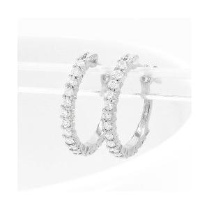 pt900 ダイヤモンド ピアス ダイヤ 0.2ct プラチナ900 エタニティ