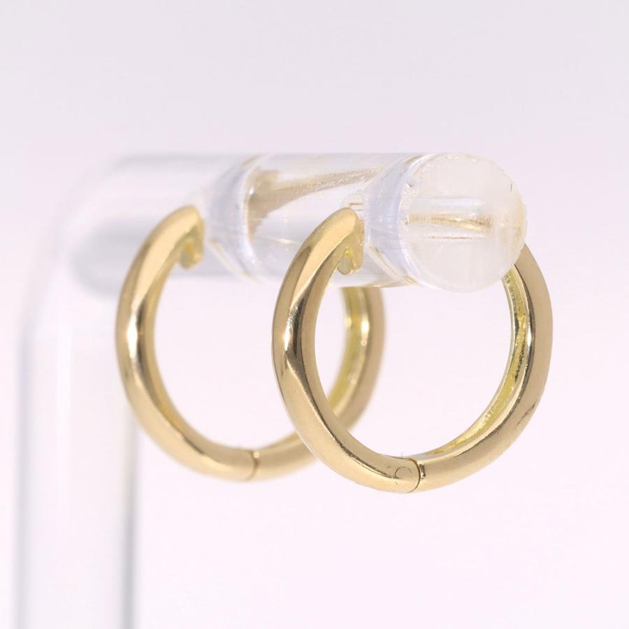 ピアス 中折れピアス フープピアス 18金の画像
