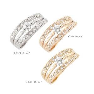 指輪 ｋ18 ダイヤモンド リング ダイヤ 0.3ct 18金ゴールド レディース ジュエリー アクセサリーの画像
