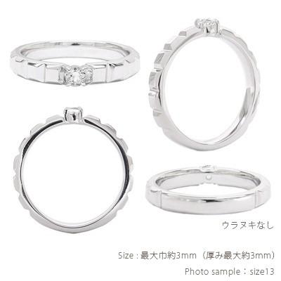 指輪 一粒ダイヤモンド ソリティア リング 0.1ct 18金 k18ゴールド レディース ジュエリー アクセサリーの画像