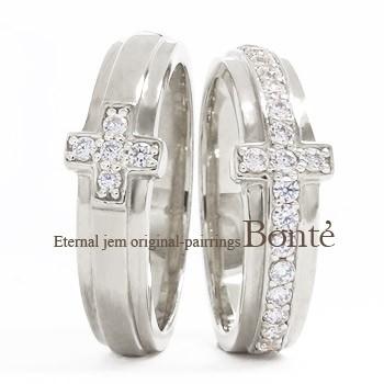 人気満点 結婚指輪 ペアリング 2本セット プラチナ900 Pt900 マリッジリング ダイヤモンド クロス 十字架 男女兼用 レディース 大注目 Www Rajatbiotech Com