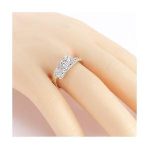 指輪 ダイヤモンド スパイラル エタニティリング ダイヤ 0.35ct プラチナ900 pt900 SIクラス レディース アクセサリーの画像