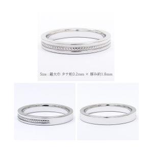 指輪 ミル打ち 地金 メタル リング k18ゴールド 18金 3ｍｍ幅 結婚男女兼用 レディース ジュエリー アクセサリーの画像