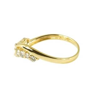 指輪 テンダイヤモンド リング k18ゴールド k18 18k ダイヤ 0.3ct 10石 フラワー レディース アクセサリーの画像
