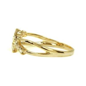 指輪 テンダイヤモンド ダイヤモンド 0.3ct リング 10石 k18ゴールド k18 18kレディース アクセサリーの画像