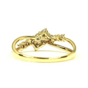指輪 テンダイヤモンド ダイヤモンド 0.3ct リング 10石 k18ゴールド k18 18kレディース アクセサリーの画像
