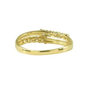 指輪 ダイヤモンド リング k18ゴールド k18 18k ダイヤ 0.3ct テンダイヤモンド 10石 レディース アクセサリーの画像