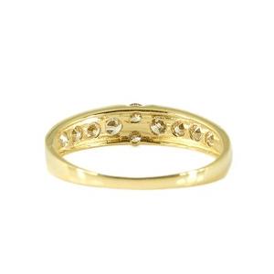 指輪 テンダイヤモンド ダイヤモンド リング k18ゴールド k18 18k ダイヤ 0.5ct 10石 レディース アクセサリーの画像