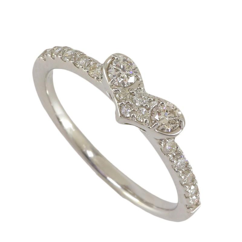 指輪 ダイヤモンド 0.3ct ハート プラチナ900 pt900 リング レディース ジュエリー アクセサリーの画像