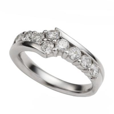 指輪 ダイヤモンド リング テンダイヤ 10粒 10石 1ct k18 18金_1