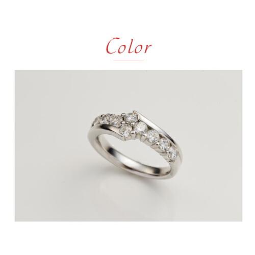 指輪 ダイヤモンド リング テンダイヤ 10粒 10石 1ct k18 18金_5