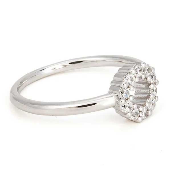 指輪 レディース ジュエリー サークル 輪 ダイヤモンド プラチナ900 リング 0.2ct pt900 アクセサリーの画像