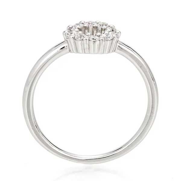 指輪 レディース ジュエリー サークル 輪 ダイヤモンド プラチナ900 リング 0.2ct pt900 アクセサリーの画像