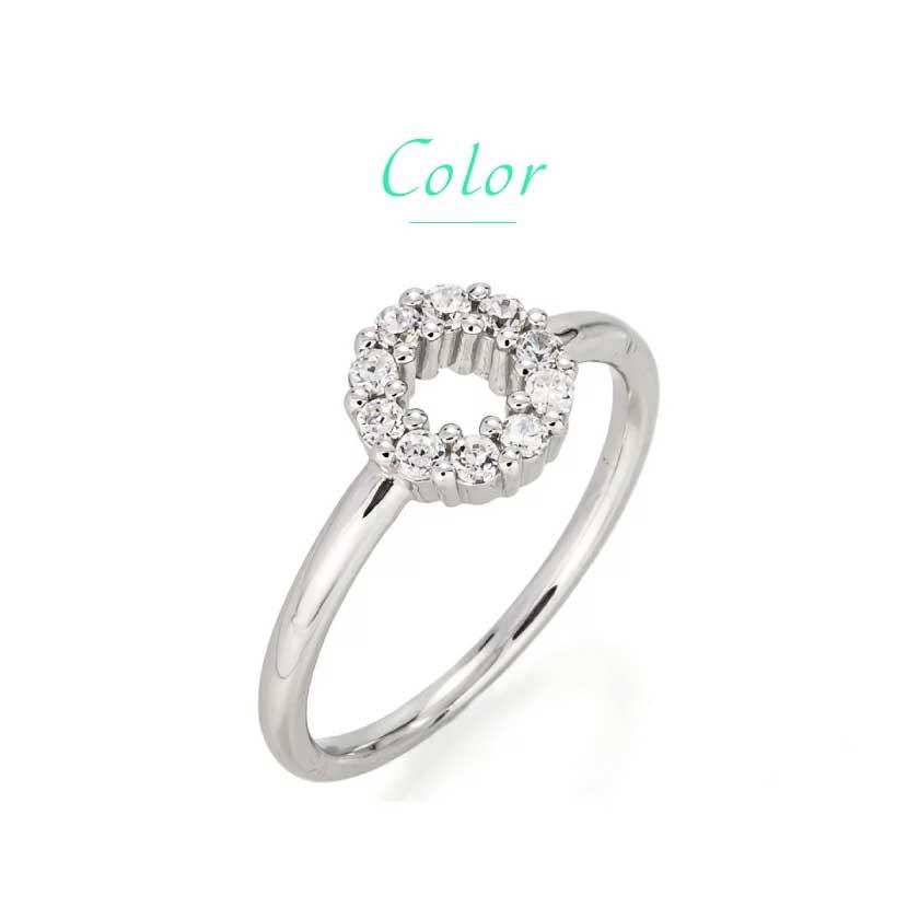 指輪 レディース ジュエリー サークル 輪 ダイヤモンド プラチナ900 リング 0.2ct pt900 アクセサリーの画像